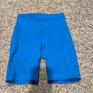 Blue Lulu biker shorts